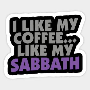 Black Coffee Sticker